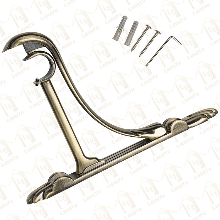 Quelles sont les recommandations de décoration pour les supports de tige de rideau réglables?