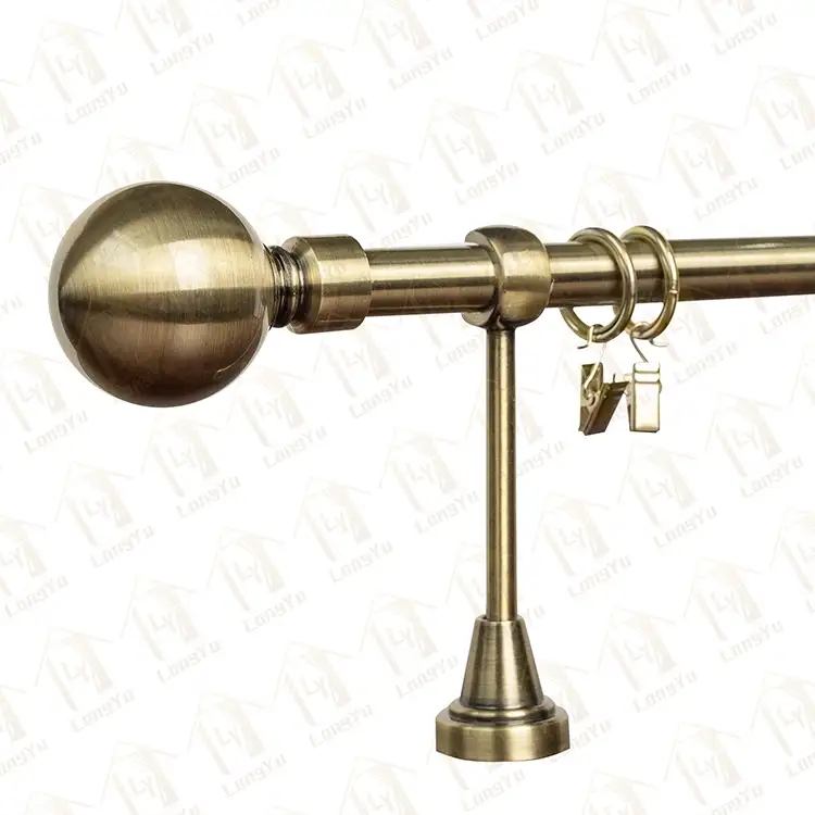 Embouts de rideaux décotatifs